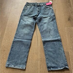 Shoe Dazzle boyfriend relaxed fit Blue Denim Jeans